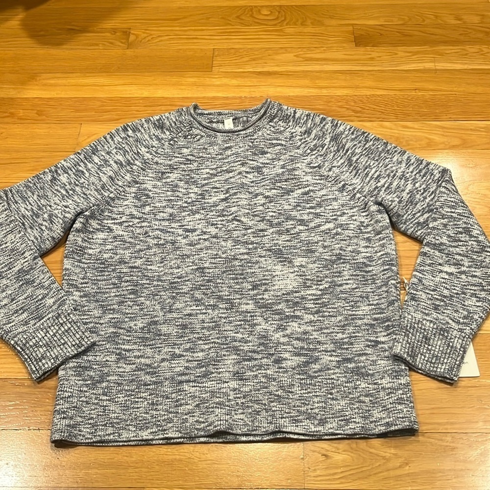 NWT Lululemon Boxy cotton blend crew neck pullover sweater size medium.
